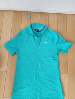 NIKE ポロシャツ ターコイズブルー Lサイズのサムネイル