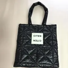 CITEN キルティング トートバッグ ブラックのサムネイル