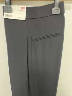 新品　UNIQLO ユニクロ ハイウエストドレープワイドストレートパンツ xs