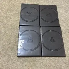 DVDトールケース ブラック 4点セットV