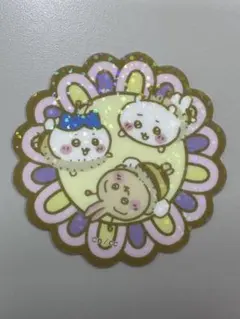 ちいかわ キラキラダイカットステッカー ちいかわ　ハチワレ　うさぎ　ハチさん