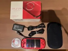 SONY PSP 本体 レッド 付属品付き