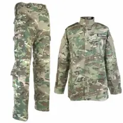[SHENKEL] 迷彩服上下セット XS マルチカム bdu-cm02-XS