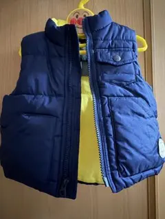 baby gap 中綿ベスト ネイビー イエロー80cmのサムネイル