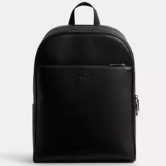 未使用に近い COACH コーチ オーウェン レザー バックパック リュック 黒のサムネイル