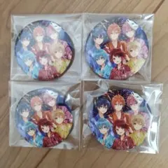 すとぷり 缶バッジ 4個セット 莉犬 るぅと ころん さとみ ジェル ななもり。