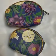 花柄ポーチ　小物入れ　2種セット