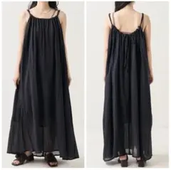 FREAK'S STORE ⚫️キャミワンピース ⚫️ブラック ⚫️フリーサイズのサムネイル