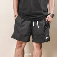 NIKE ナイキ ウーブンショートパンツ ブラック　希少サイズ　XXL