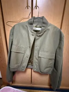 【新品】ZARA カーキ ボンバージャケット