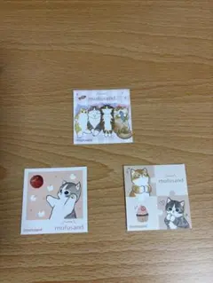 mofusand　わっふれーむ　シール③⑥⑨
