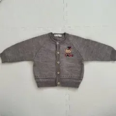 【再値下げ】familiar ファミリア　90 レトロカーディガン