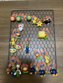 マリオキャラクター アクリルキーホルダーセット
