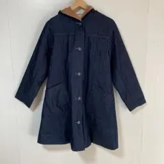 ⬜︎Lucruca フード付きダークブルージャケット