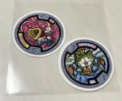 妖怪ウォッチ ダイカットステッカーセット　トゲニャン　モテマクール