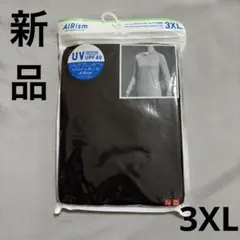 【新品未使用品】ユニクロ エアリズム UVカットクールネックT 長袖 黒のサムネイル