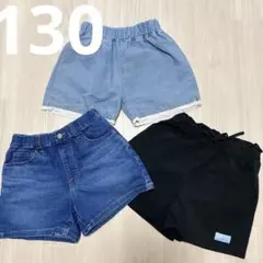 130サイズ ショートパンツ 3点セット　UNIQLO含