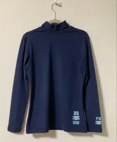 PEARLY GATES レディース ゴルフ シャツ 長袖　ネイビー 0