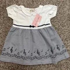 ベビーワンピ　新品タグ付き　ワンピース　むーのんのんmoononnonのサムネイル