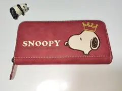 ★24時間以内発送対応可能★ 可愛い SNOOPY レッド系赤色系 長財布
