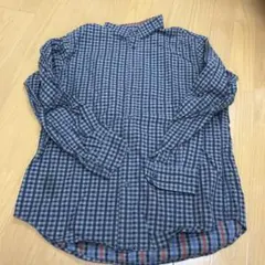 niko and... チェック柄 長袖シャツ ネイビー系のサムネイル