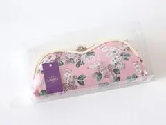 FLORET LONDON がま口メガネケース ジョセフィン ピンク