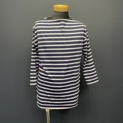 SAINT JAMES ストライプ 七分袖カットソー　セントジェームス　tee