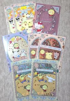 コジコジ　×　サンリオキャラクター　クリアファイル　ファミマ