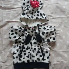 DISNEY　ミニー　90 フード付きジャンバー