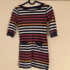 L.L.Bean キッズ ボーダーワンピース 5-6のサムネイル