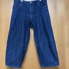 GUバレルレッグジーンズ　3ＸＬ　丈補正あり