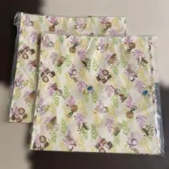 スヌーピートートバッグ(リーフ柄）2個セット