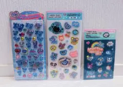 1セット限定　エンジェルブルー　うるちゅるシール　エポキシ　デニムシール　3点