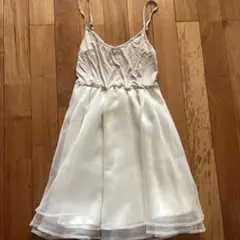 ダズリン オーガンジー 切り替えキャミワンピース