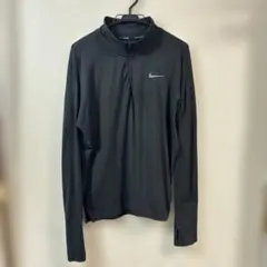 Nike DRI-FIT ハーフジップ長袖トップス　ランニングウェレディース　L