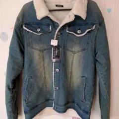SUREVE フリース襟 デニムジャケット　Mサイズ