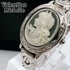 【稼働】VALENTINO MICHELLE クオーツ カメオ バングル Valentino Michelle 腕時計 カメオ ブレスレット ヴィンテージ