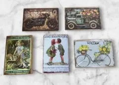 ブリキ看板 置物