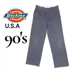 【美品】USA製 90'sディッキーズ874 杢グレー