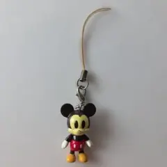 ミッキーマウス ストラップ フィギュア　希少レア　レトロ