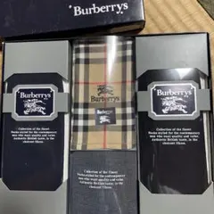 Burberrys メンズ ソックス 3足セット　ハンカチ