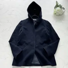 a.v.v.standard アーヴェヴェ フーディコート ブラック(M) 無地のサムネイル