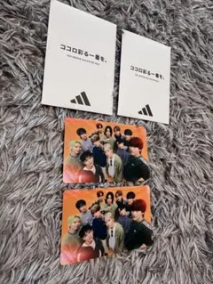 JO1 adidas コラボ トレカ 2枚セット