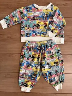 BREEZE ミッキー アメコミ風 セットアップ 90cm