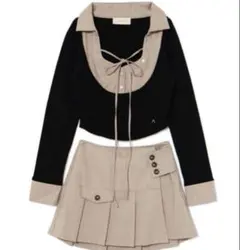 ☘️正規品☘️新品☘️andmary Nadia check pleats mini - メルカリ
