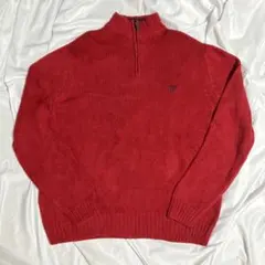 CHAPS ハーフジップ ニットセーター XL US古着