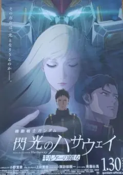 t*3様 閃光のハサウェイ　キルケーの魔女　ポスター　機動戦士ガンダム