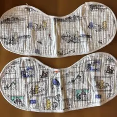 aden+anais エイデンアンドアネイ　ビブ　スタイ　プーさん　2枚セット