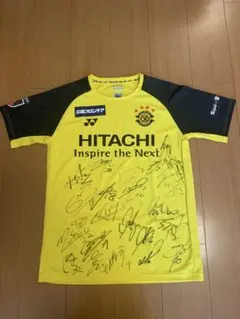 ⭐︎サイン入り柏レイソルレプリカユニフォーム カレッカ選手・直筆サイン入り】柏レイソル 95／96（H）Mizuno