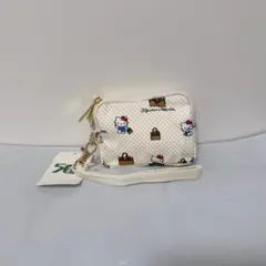 レスポートサックハローキティポーチ　ホワイト